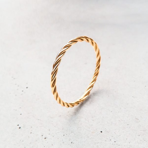 Twisted ring in 14ct. gold