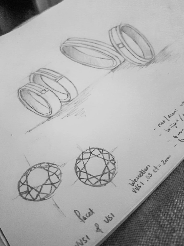 Drawings for Aurum Custom Designs