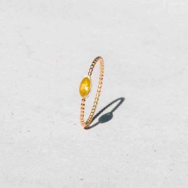 Joy Ring in 14 ct. yellow gold with a citrine
