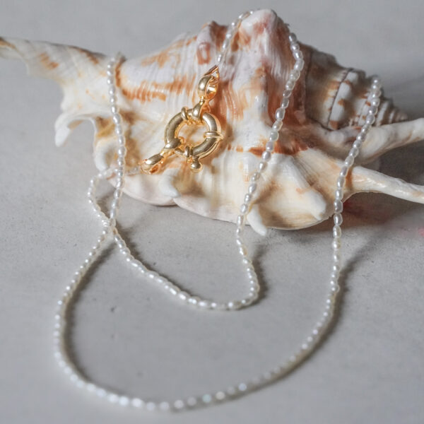 La Mer Pearl Necklace in 14 ct. gold
