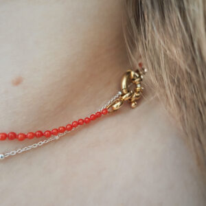 La Mer Coral Necklace 14 ct. Gold