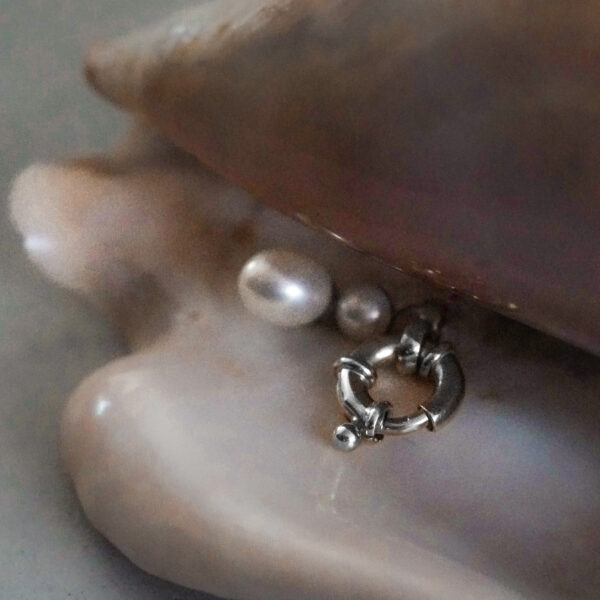 La Mer Coral Bracelet sluiting in sterling zilver
