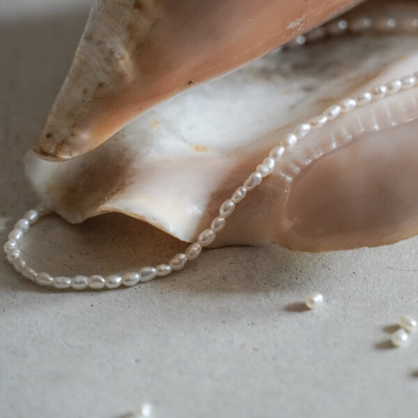 La Mer Pearl Necklace in Sterling Silver