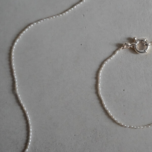 La Mer Pearl Necklace in Sterling Silver