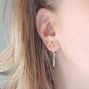 La Mer Pearl earring in 14 ct. gold