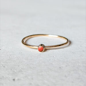 La Mer Coral Ring in 14 ct. gold